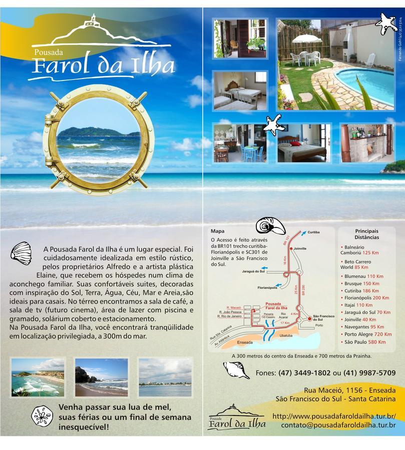 Pousada Farol Da Ilha Residencial Sao Francisco do Sul Exteriör bild